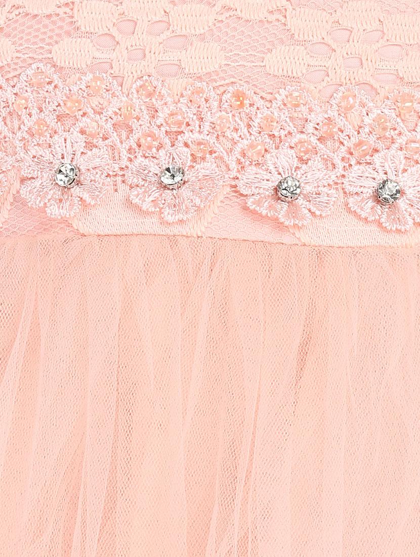pink net frock - 15628905 - Zoom Image - 4