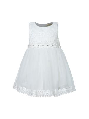 white net frock - 15628906 - Standard Image - 1