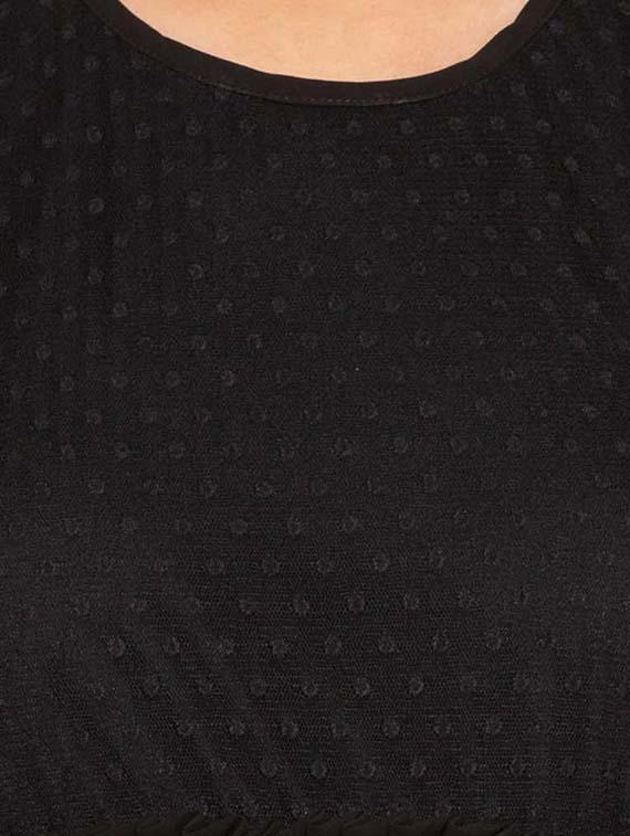 frilled detail waist fit and flare dress - 15628927 - Zoom Image - 5