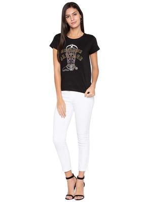 short sleeved graphic print tee - 15628939 - Standard Image - 4