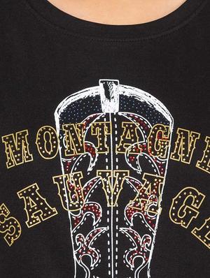 short sleeved graphic print tee - 15628939 - Standard Image - 5