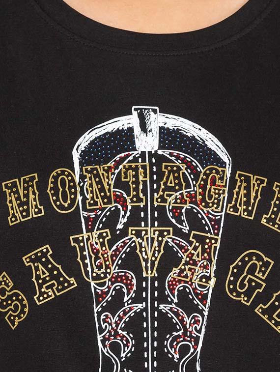 short sleeved graphic print tee - 15628939 - Zoom Image - 5