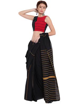 self-design color block blouse - 15629104 - Standard Image - 4