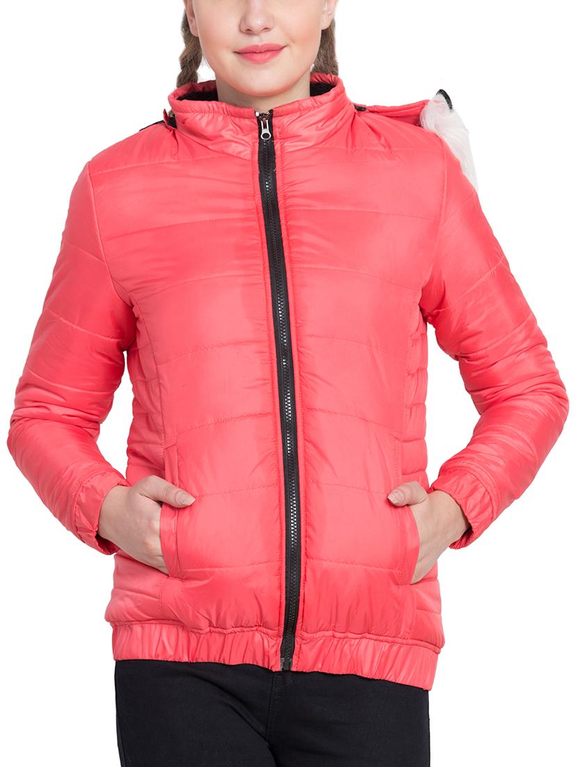 fur hooded puffer jacket - 15629226 - Zoom Image - 1