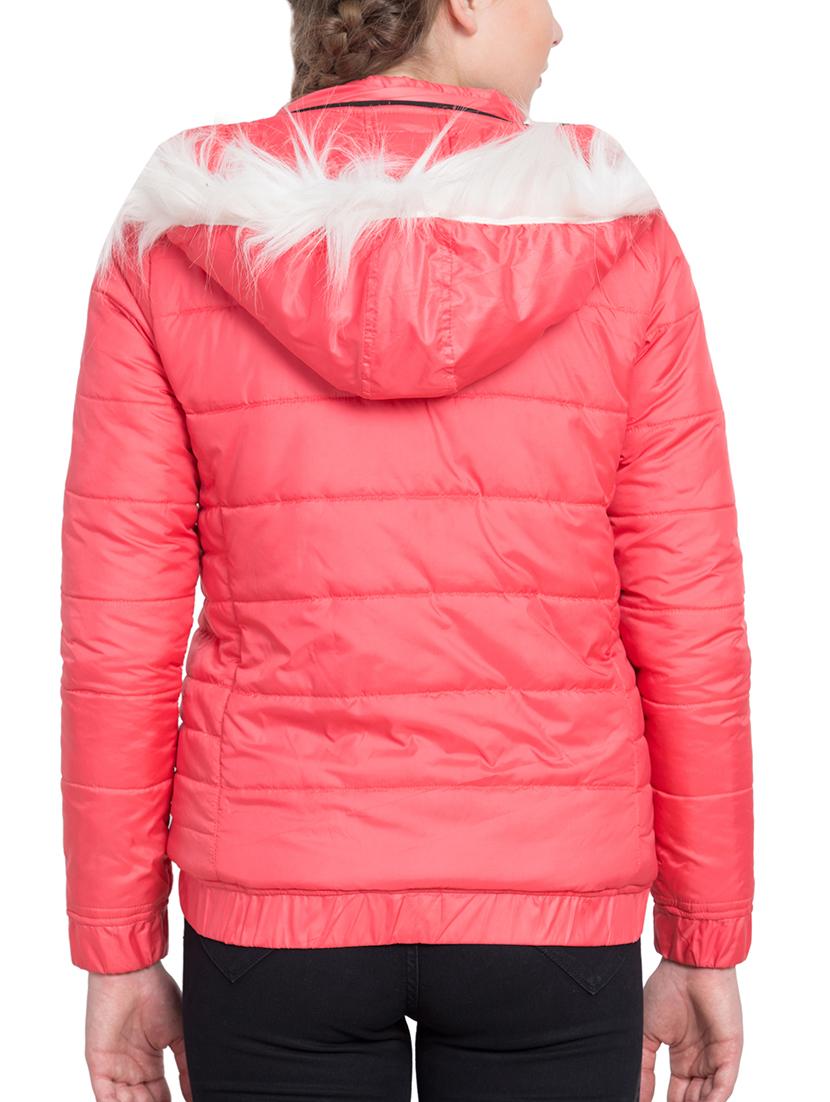 fur hooded puffer jacket - 15629226 - Zoom Image - 3