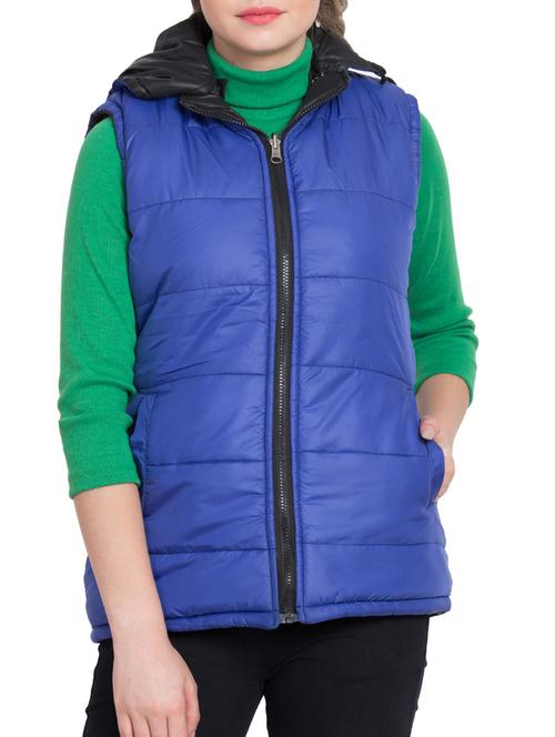 puffer hooded gilet jacket - 15629238 - Standard Image - 1