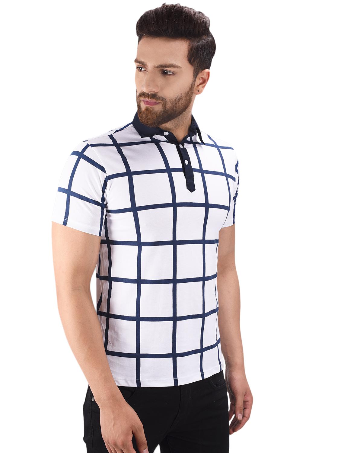 white cotton polo t-shirt - 15629284 - Zoom Image - 2