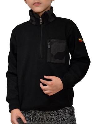 black fleece sweatshirt - 15629410 - Standard Image - 1
