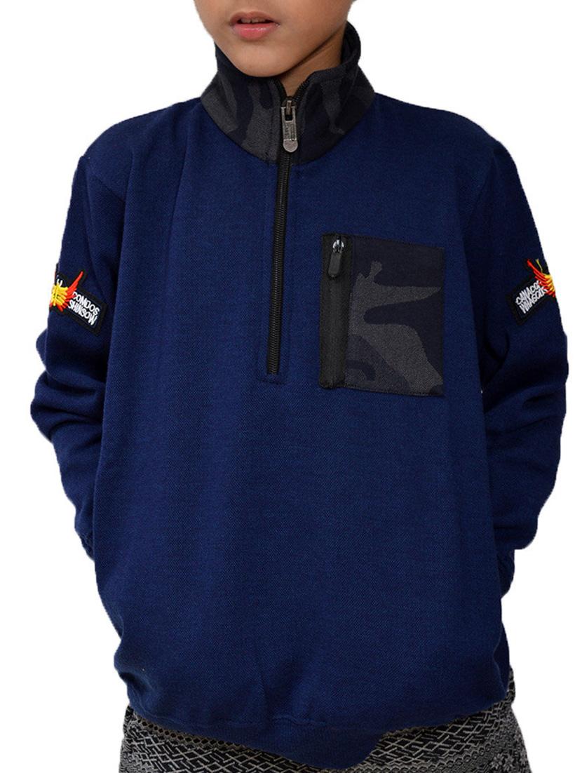blue fleece sweatshirt - 15629411 - Zoom Image - 1