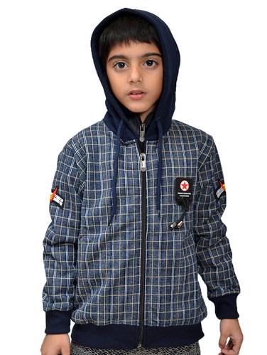 blue cotton blend jacket - 15629413 - Very Small Image - 1