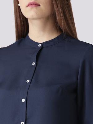 pearl embellished slit sleeved shirt - 15630116 - Standard Image - 5