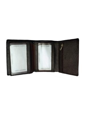 dark brown leatherette wallet - 15630708 - Standard Image - 3