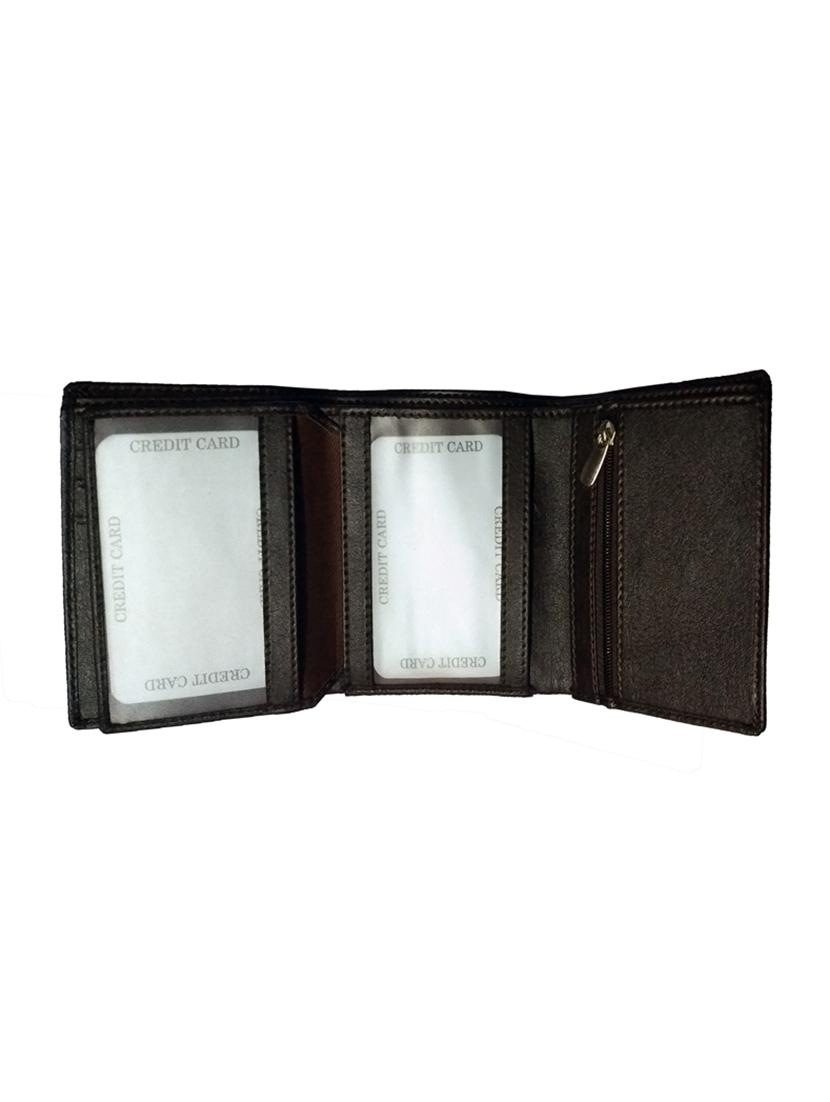 dark brown leatherette wallet - 15630708 - Zoom Image - 3