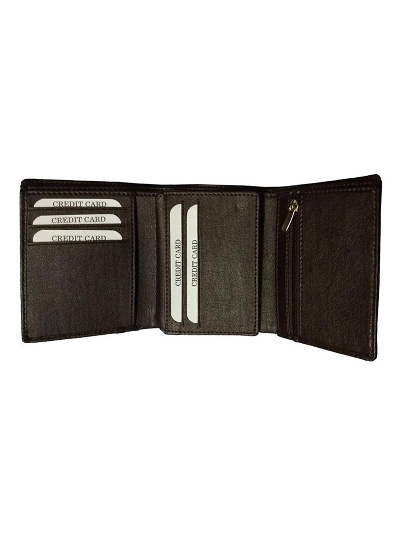 dark brown leatherette wallet - 15630708 - Zoom Image - 4