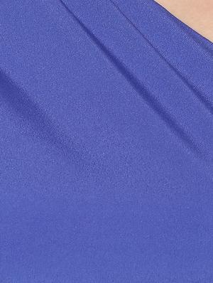 side bow tie single shoulder crop top - 15631430 - Standard Image - 5