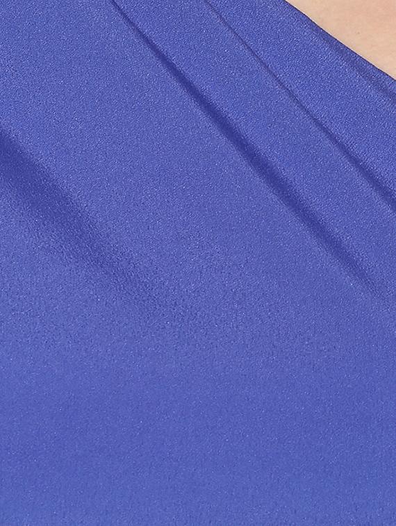 side bow tie single shoulder crop top - 15631430 - Zoom Image - 5