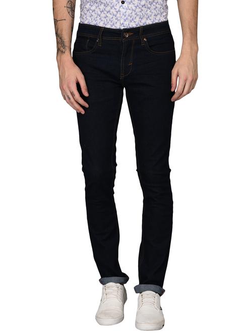 blue denim plain jeans - 15631456 - Very Small Image - 1