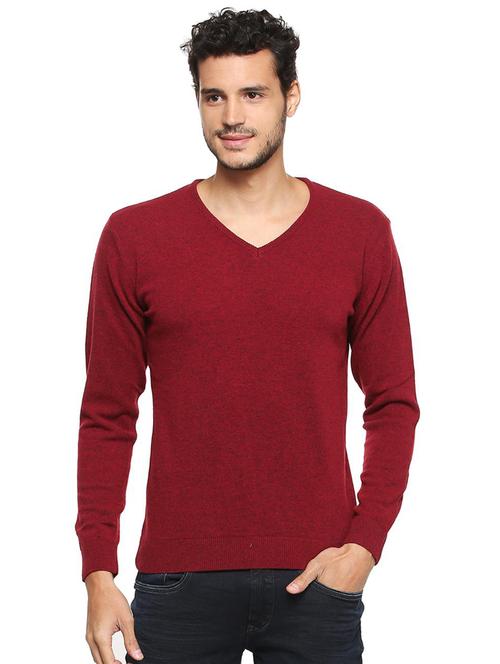 red wool pullover - 15631601 - Standard Image - 1