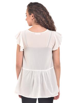 embellished pintuck detail top - 15631856 - Standard Image - 3