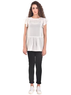 embellished pintuck detail top - 15631856 - Standard Image - 4