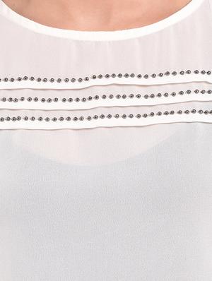 embellished pintuck detail top - 15631856 - Standard Image - 5