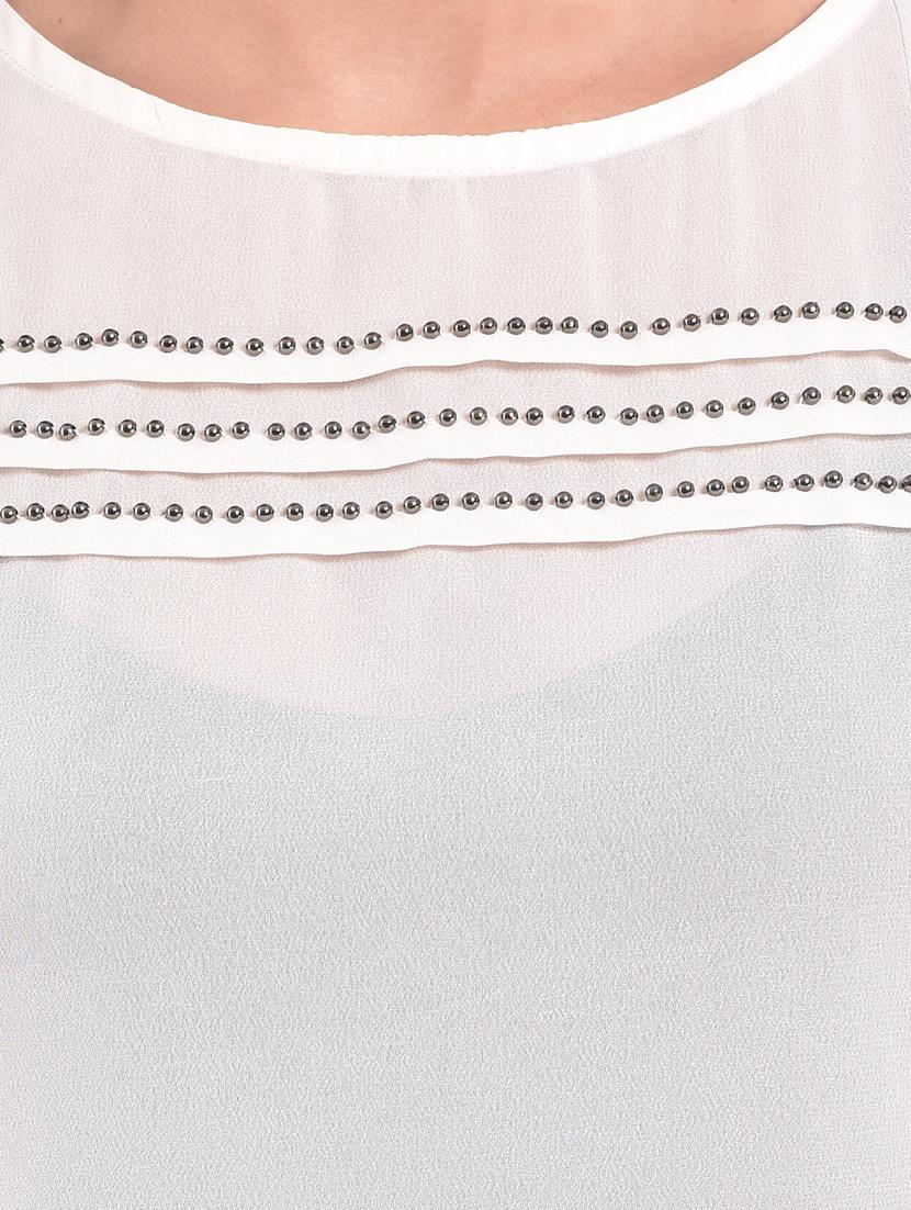 embellished pintuck detail top - 15631856 - Zoom Image - 5