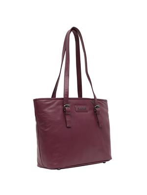 purple leatherette (pu) regular handbag - 15632075 - Standard Image - 4