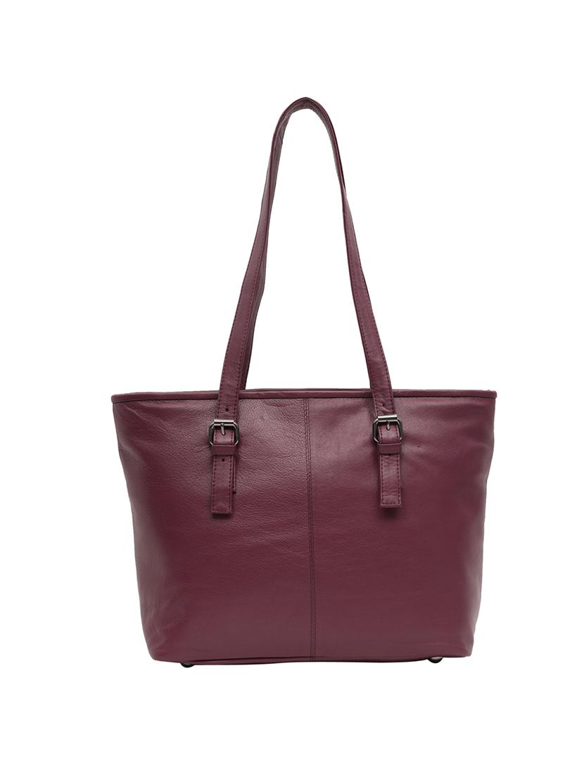 purple leatherette (pu) regular handbag - 15632075 - Zoom Image - 2