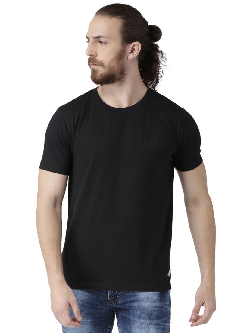 black cotton t-shirt - 15632081 - Zoom Image - 1