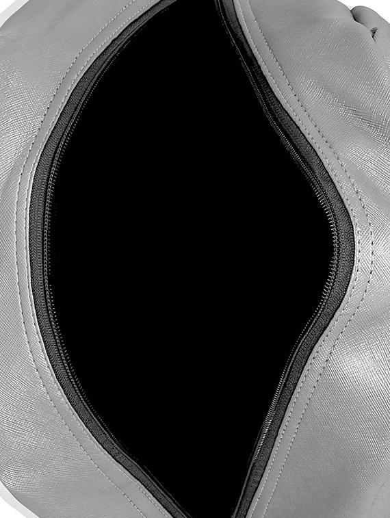 silver leatherette (pu) fashion backpack - 15632370 - Zoom Image - 3