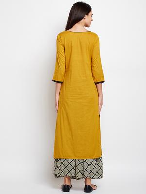 pintucks yoke desing kurta with palazzo set - 15634880 - Standard Image - 3