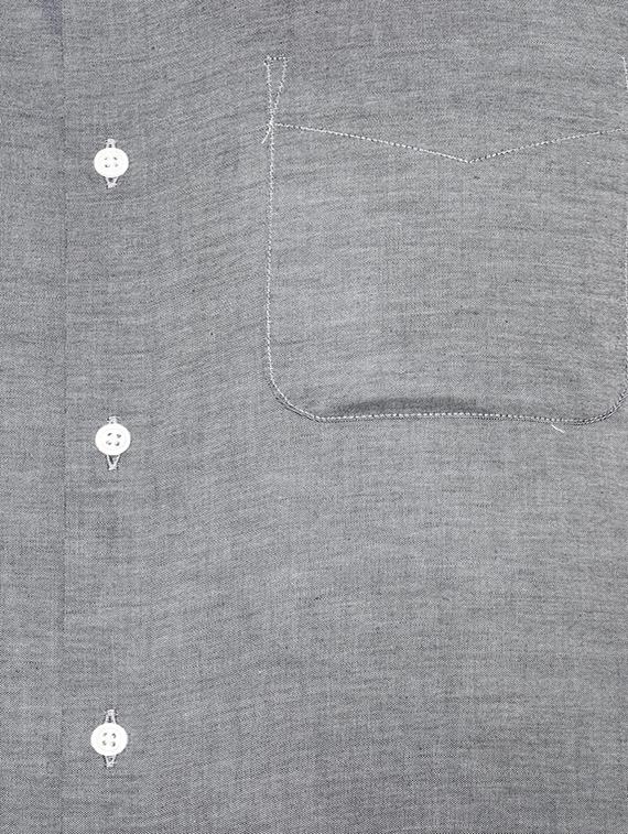 grey cotton formal shirt - 15635198 - Zoom Image - 4