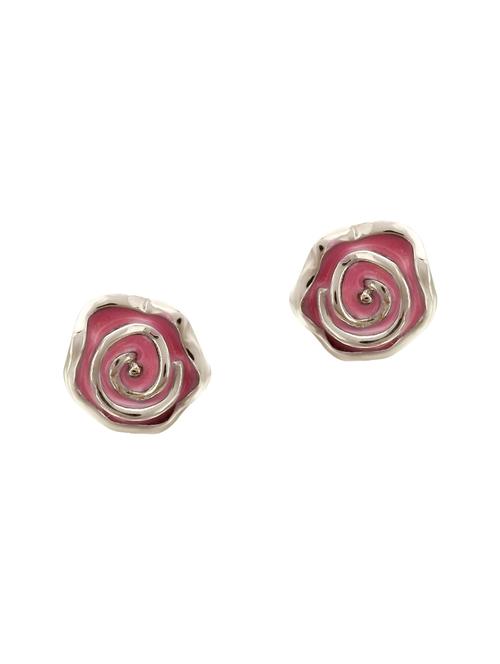 pink silver studs - 15635971 - Standard Image - 1