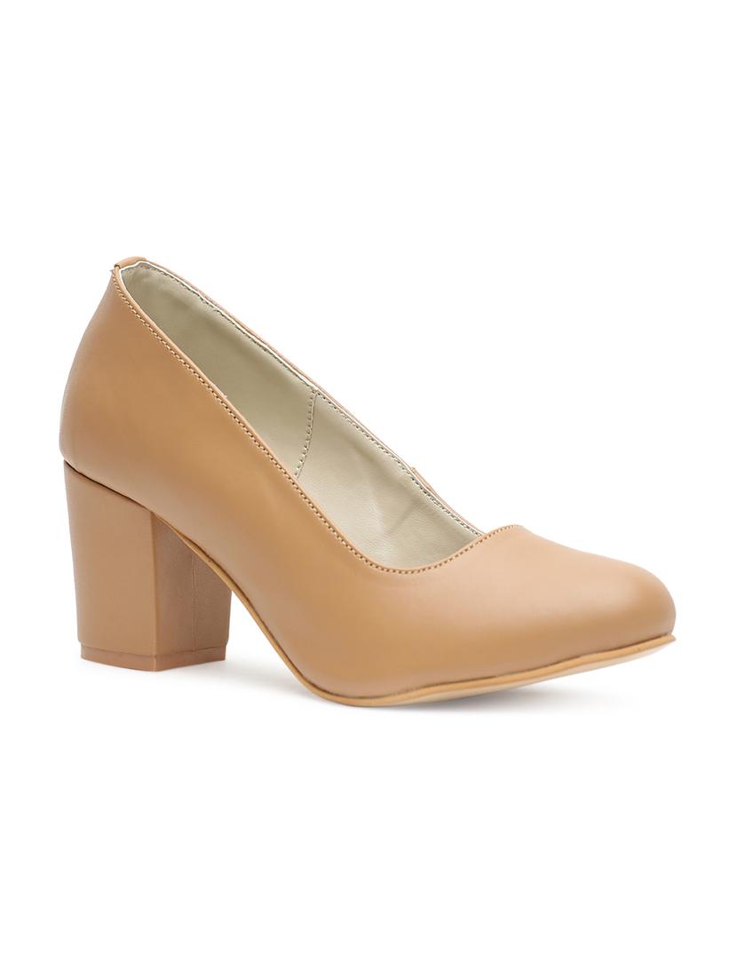 beige slip on pumps - 15636281 - Zoom Image - 1