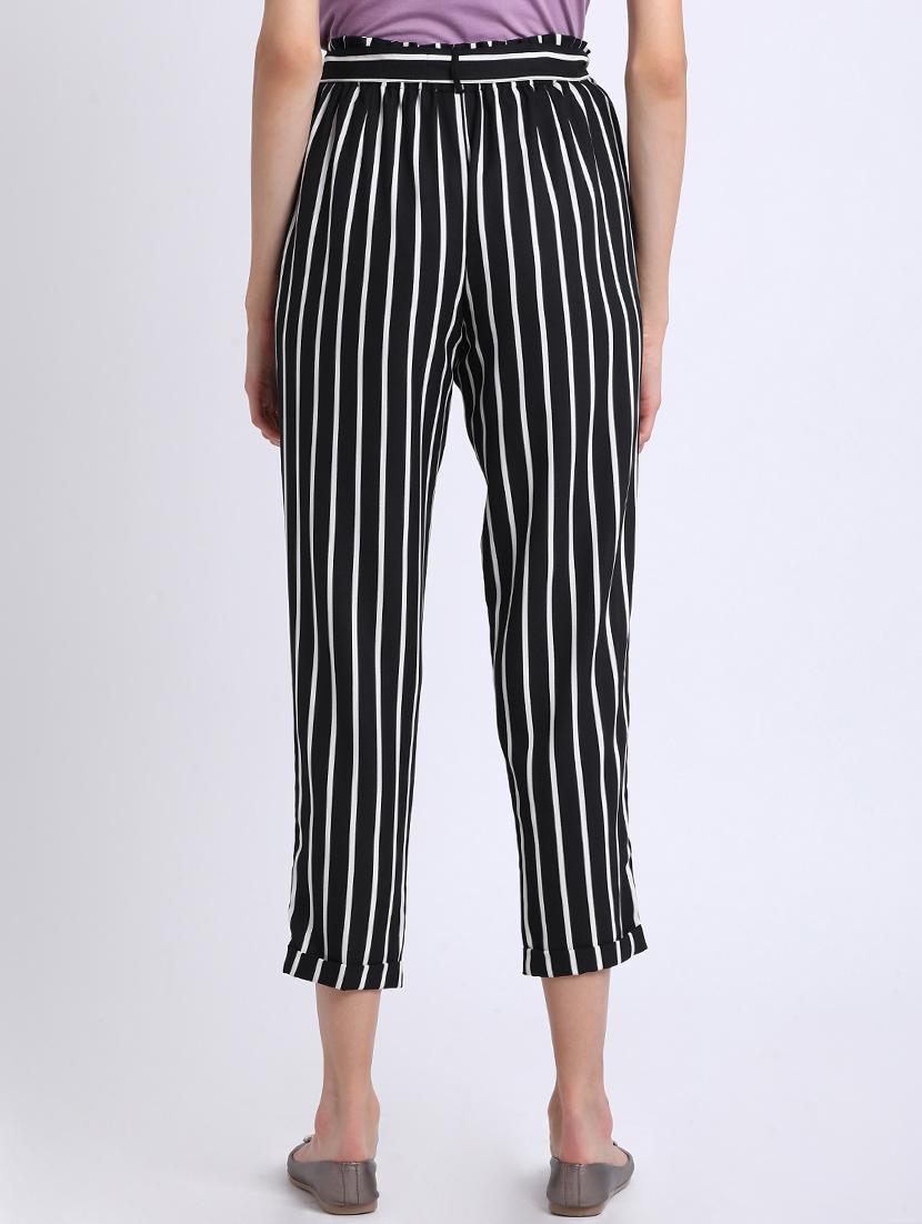 front tie belted cropped trouser - 15637126 - Zoom Image - 3