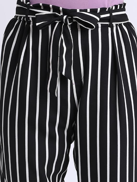 front tie belted cropped trouser - 15637126 - Zoom Image - 5