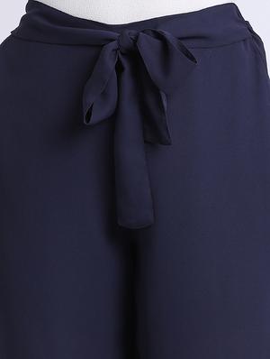 tie knot belted culottes - 15637128 - Standard Image - 5