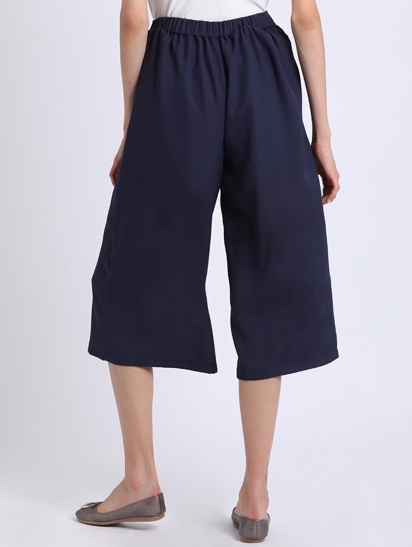 tie knot belted culottes - 15637128 - Zoom Image - 3