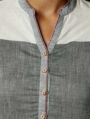 straight kurta with pocket - 15637150 - Standard Image - 4