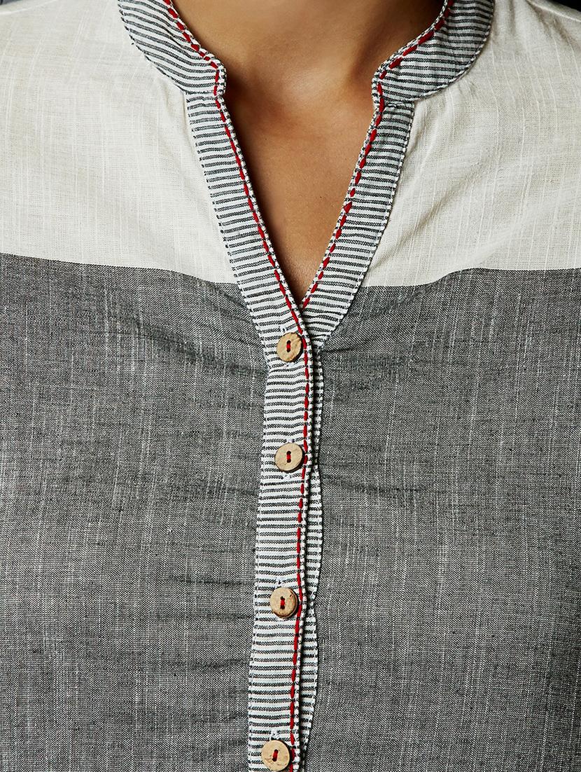 straight kurta with pocket - 15637150 - Zoom Image - 4