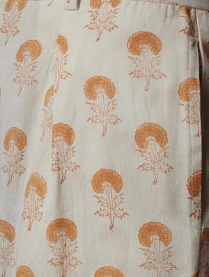 block printed shorts - 15637152 - Standard Image - 5