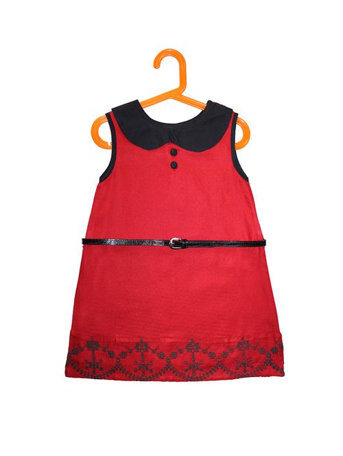 red viscose frock - 15637471 - Standard Image - 1