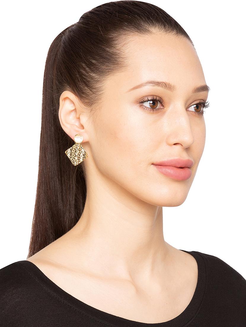 gold tone earrings - 15641114 - Zoom Image - 1