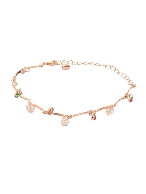 gold tone anklets - 15641398 - Standard Image - 1