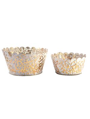 color palette distress gold planters set of 2 - 15641744 - Standard Image - 3