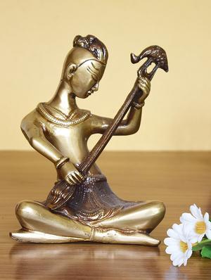 color paleatte brass statue - set of 4 - 15641972 - Standard Image - 2