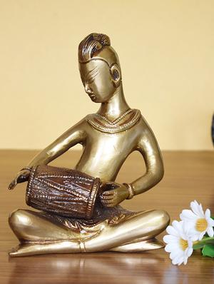 color paleatte brass statue - set of 4 - 15641972 - Standard Image - 3