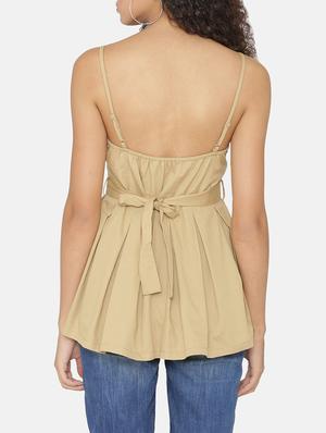 cami neck tie-up back top - 15646158 - Standard Image - 3