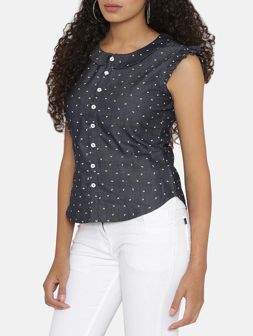 frill trim button up top - 15646172 - Zoom Image - 2