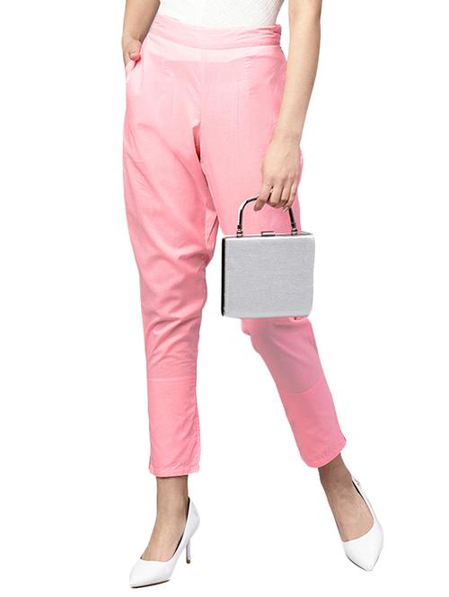 high waist flat front trouser - 15647884 - Standard Image - 1